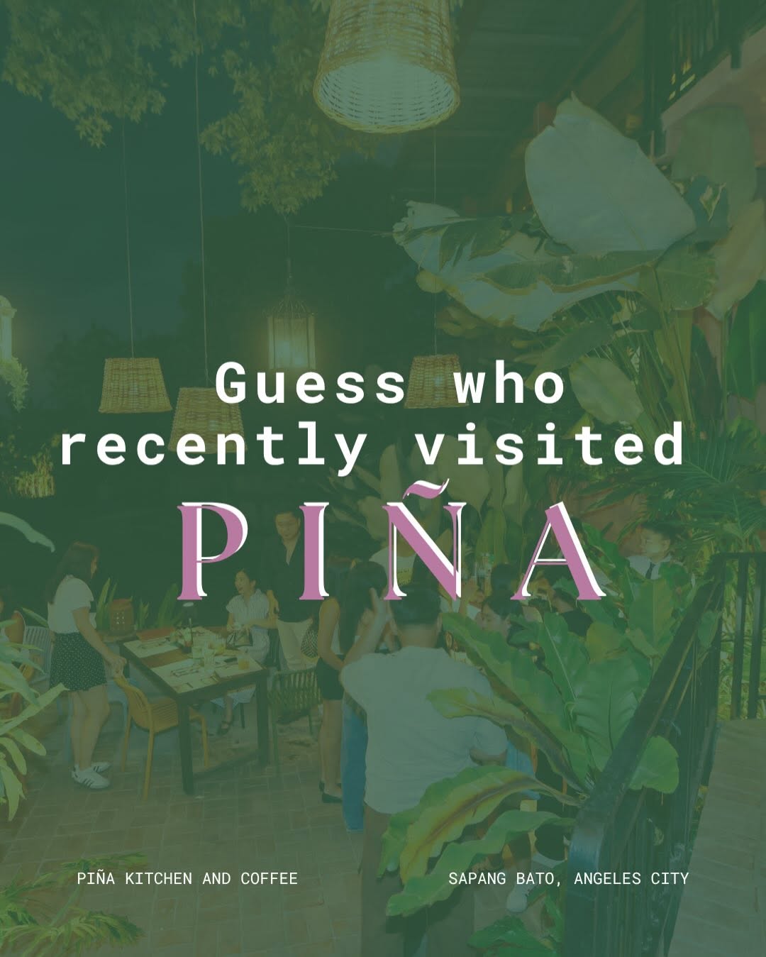 PIÑA special visit — group at the garden
